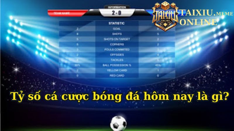 Tìm hiểu về kèo tỷ số cá cược bóng đá hôm nay